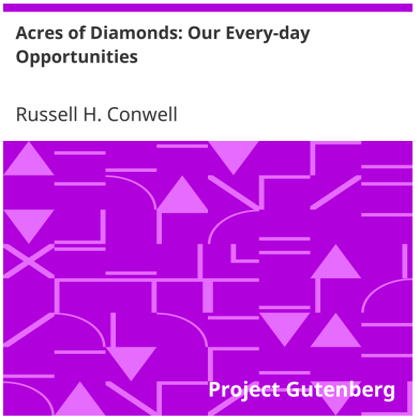Acres of Diamonds